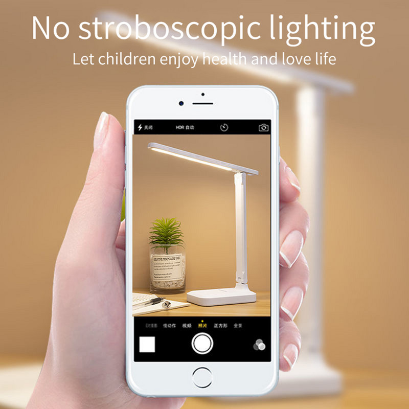Puutetundlik LED-laualamp Astmeta hämarduv silmade kaitse LED-lauavalgusti Magamistoa voodi kõrval lugemislaualamp USB-taaslaetav öövalgusti