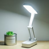 Kokkupandav kaasaskantav LED-silmakaitse laualamp ühiselamu õppe avariilaadimisvalgusti kolme värvi reguleerimisega öövalgustid