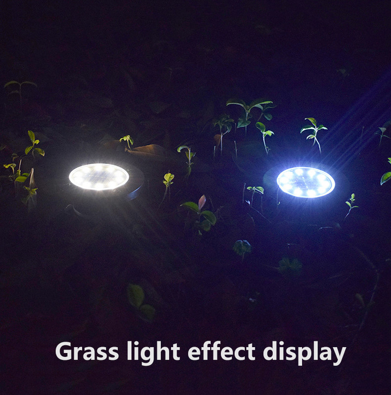 5/8/10LED Lumină de sol cu energie solară, peisaj de grădină, lampă pentru gazon, lumină îngropată, pentru drum în aer liber, scari, pentru acoperiș, lămpi subterane