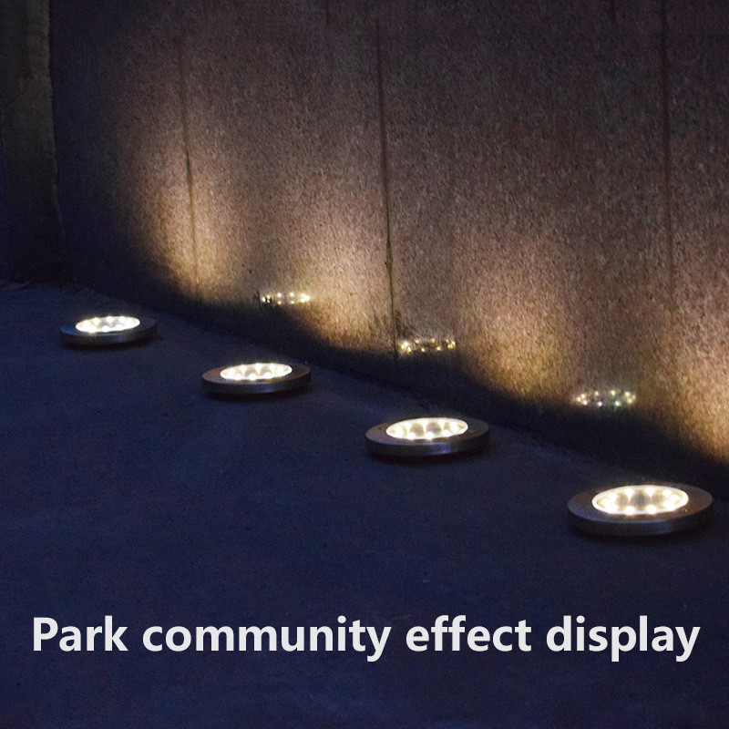 5/8/10LED Lumină de sol cu energie solară, peisaj de grădină, lampă pentru gazon, lumină îngropată, pentru drum în aer liber, scari, pentru acoperiș, lămpi subterane