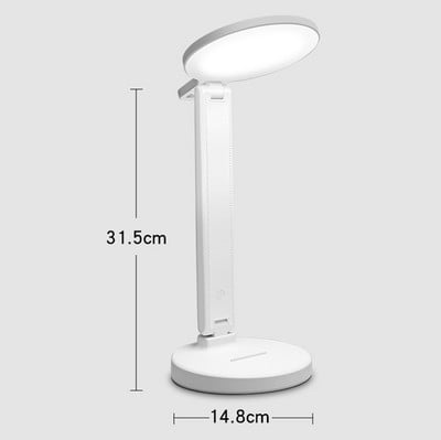 Lampă de birou E2 cu LED Protecția ochilor Lampă pentru dormitor pentru copii USB Învățare Noptiera Dormitor Lectură Lumină de noapte Cadou