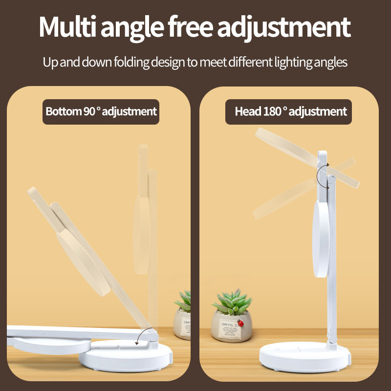 Lampă de birou E2 cu LED Protecția ochilor Lampă pentru dormitor pentru copii USB Învățare Noptiera Dormitor Lectură Lumină de noapte Cadou