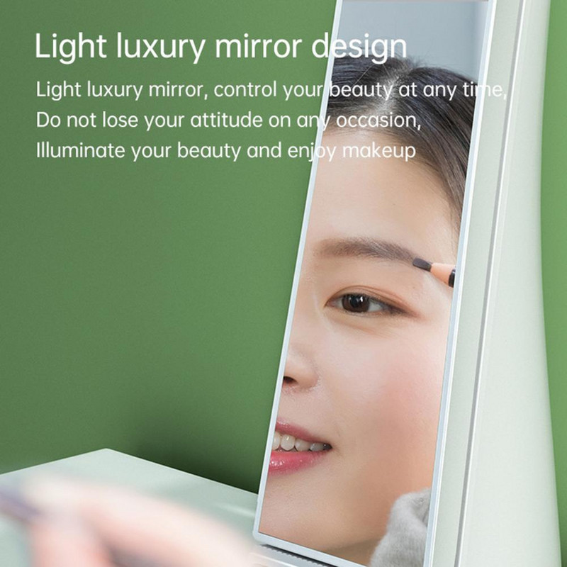 1 set Lampă de birou LED durabilă Consum redus de energie Lampă de noapte Prognoza temperaturii Multifuncțională