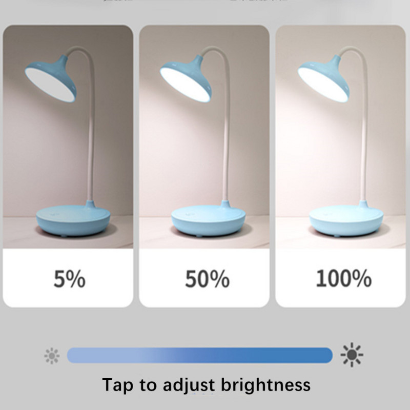 Lampă de masă cu LED alimentată prin USB Lampă cu tub cu LED pentru protecția ochilor Cameră de studiu Lampă de masă pentru lectură Protecția ochilor Lampă de noptieră pentru dormitor