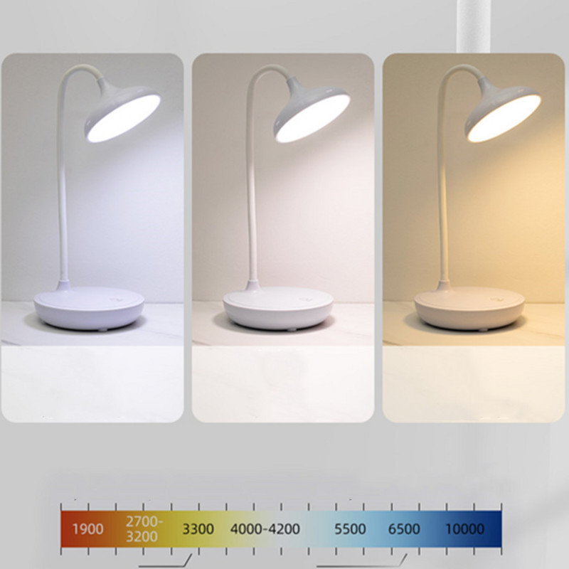 Lampă de masă cu LED alimentată prin USB Lampă cu tub cu LED pentru protecția ochilor Cameră de studiu Lampă de masă pentru lectură Protecția ochilor Lampă de noptieră pentru dormitor