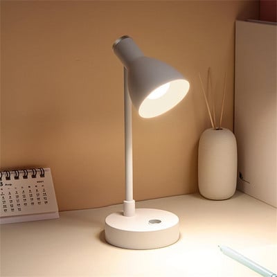 Lampă de birou nordică cu LED creativă, protecția ochilor, reglare la atingere, reîncărcabilă prin USB, lampă de masă pentru decorarea casei pentru dormitor