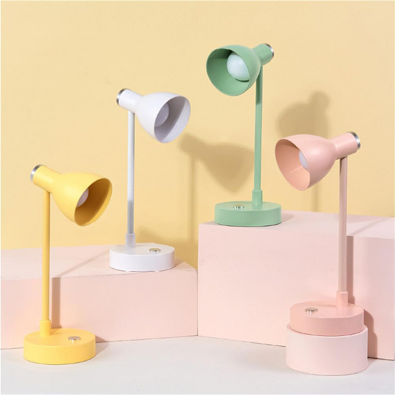 Lampă de birou nordică cu LED creativă, protecția ochilor, reglare la atingere, reîncărcabilă prin USB, lampă de masă pentru decorarea casei pentru dormitor