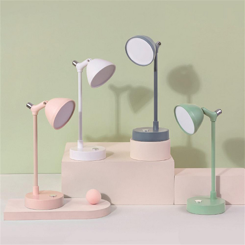 Lampă de birou nordică cu LED creativă, protecția ochilor, reglare la atingere, reîncărcabilă prin USB, lampă de masă pentru decorarea casei pentru dormitor