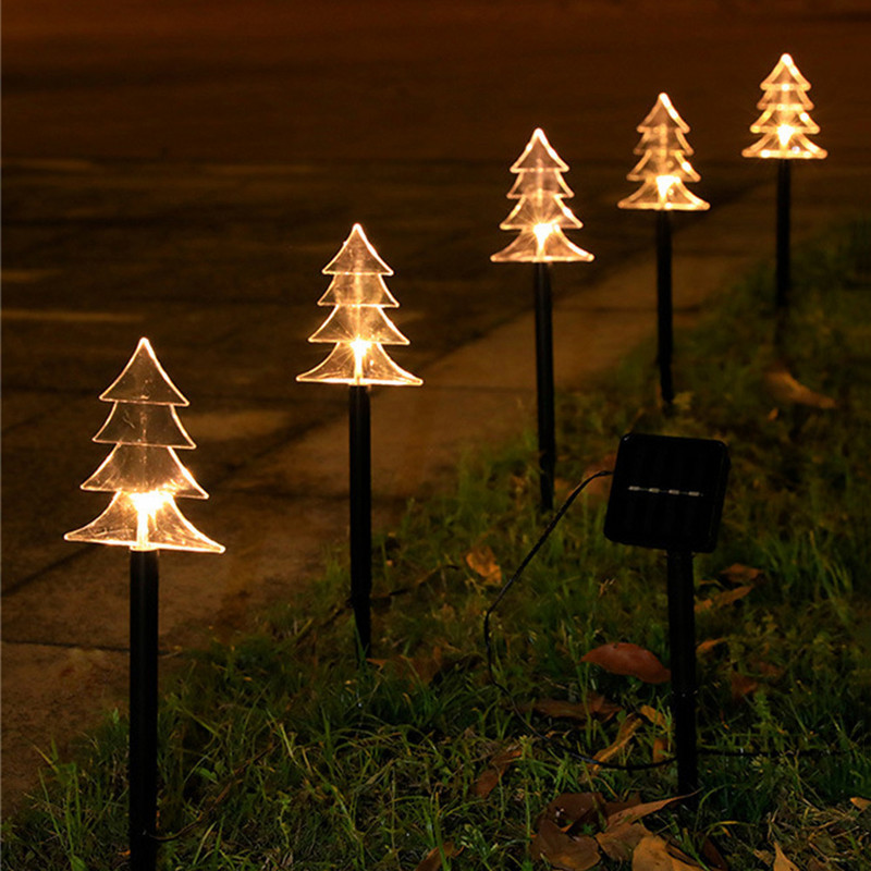 1 kuni 5 päikeseenergial töötav jõuluvalgusti veekindel aiakaunistus õues teeraja, tara, õue jaoks