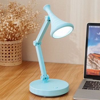 USB акумулаторна сгъваема настолна лампа LED лампи за спалня Учебна книга за четене Нощна лампа Защита на очите Нощни лампи Подарък