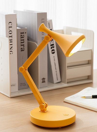 Lampă de birou pliabilă, reîncărcabilă prin USB, dormitor, studiu, lectură, cărți de studiu, lămpi, lumină de noapte, protecție pentru ochi, lumini de noptieră, cadou