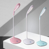 Hordozható asztali lámpák USB LED-es asztali lámpa Tanulási szemvédő gyerekeknek Asztali lámpa 3 mód Állítható otthoni olvasólámpa