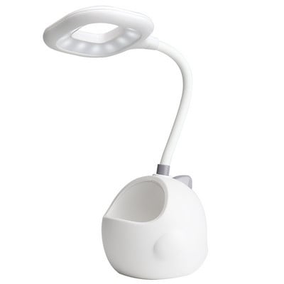Lampă de masă LED, reîncărcabilă prin USB, lumină de noapte, pliabilă, flexibilă, pentru birou, protecție pentru ochi, suport multifuncțional pentru pix pentru învățare