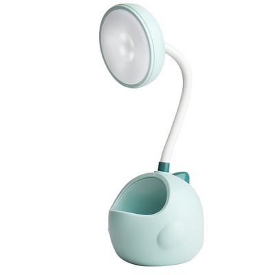 Lampă de masă LED, reîncărcabilă prin USB, lumină de noapte, pliabilă, flexibilă, pentru birou, protecție pentru ochi, suport multifuncțional pentru pix pentru învățare