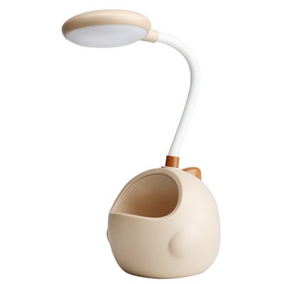 Lampă de masă LED, reîncărcabilă prin USB, lumină de noapte, pliabilă, flexibilă, pentru birou, protecție pentru ochi, suport multifuncțional pentru pix pentru învățare