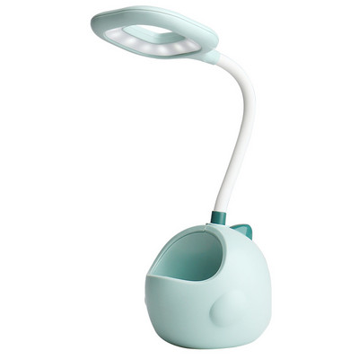 Lampă de masă LED, reîncărcabilă prin USB, lumină de noapte, pliabilă, flexibilă, pentru birou, protecție pentru ochi, suport multifuncțional pentru pix pentru învățare