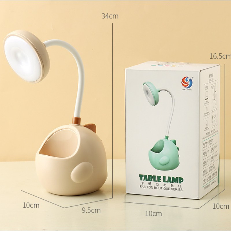 Lampă de masă LED, reîncărcabilă prin USB, lumină de noapte, pliabilă, flexibilă, pentru birou, protecție pentru ochi, suport multifuncțional pentru pix pentru învățare