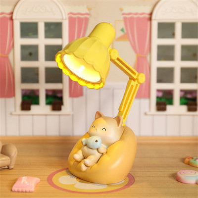 Creativ Drăguț Lumină de Noapte Portabilă Protecție Ochi Lampă de Noapte Dormitor Noptieră Decorare Desktop Lumină Atmosferă Cadou pentru copii