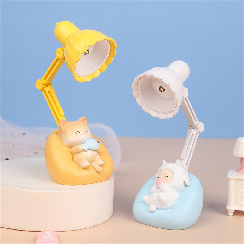 Creativ Drăguț Lumină de Noapte Portabilă Protecție Ochi Lampă de Noapte Dormitor Noptieră Decorare Desktop Lumină Atmosferă Cadou pentru copii
