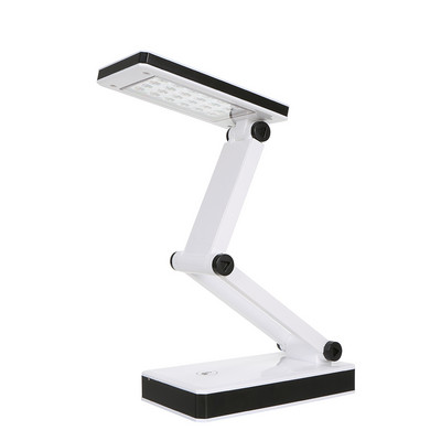 Lampă de birou pliabilă cu LED 24 lumini LED Lampă de masă cu baterie cu încărcare USB Lumini de protecție a ochilor reglabile pentru lumină de birou acasă