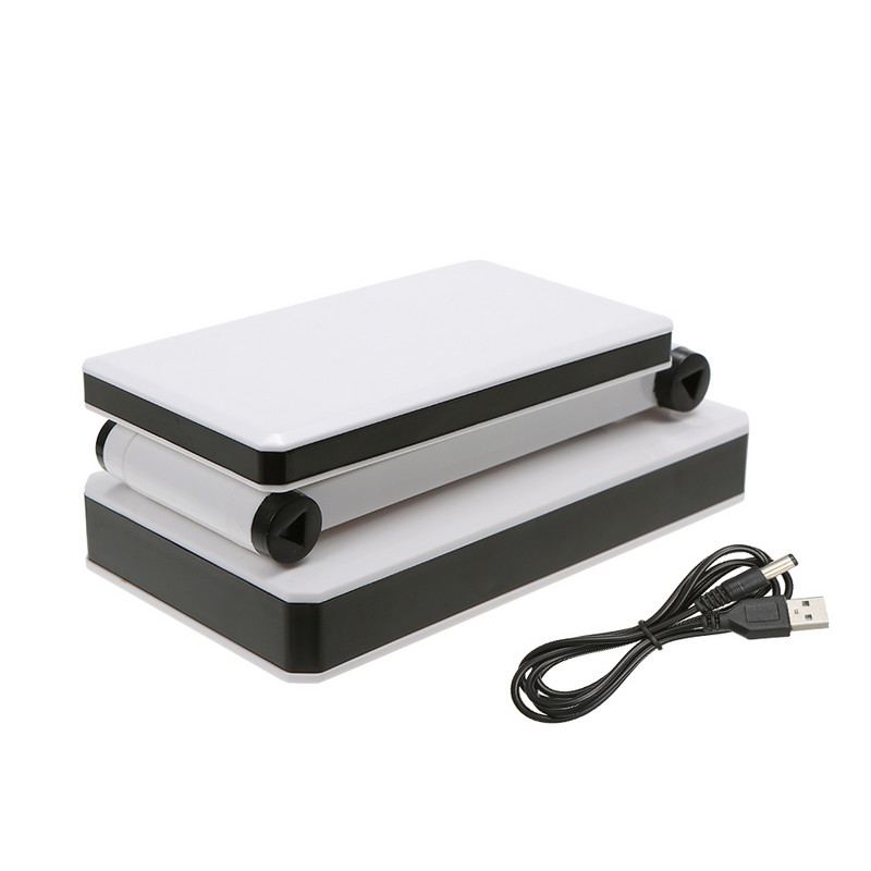 Lampă de birou pliabilă cu LED 24 lumini LED Lampă de masă cu baterie cu încărcare USB Lumini de protecție a ochilor reglabile pentru lumină de birou acasă