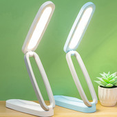 Összecsukható asztali asztali lámpa, új érkezés 3 színben, hőmérséklet tompítás, fokozat nélkül vezeték nélküli otthoni irodai könyvek lámpa