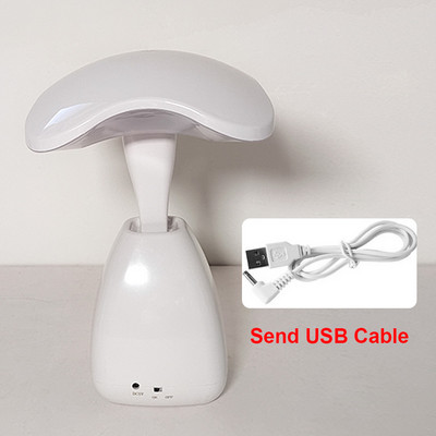 Lampă de birou tactilă în formă de ciupercă Protecția ochilor Învățare conectabilă lectură Lămpi cu lumină de studio pentru masă de studiu scris noapte strălucitoare