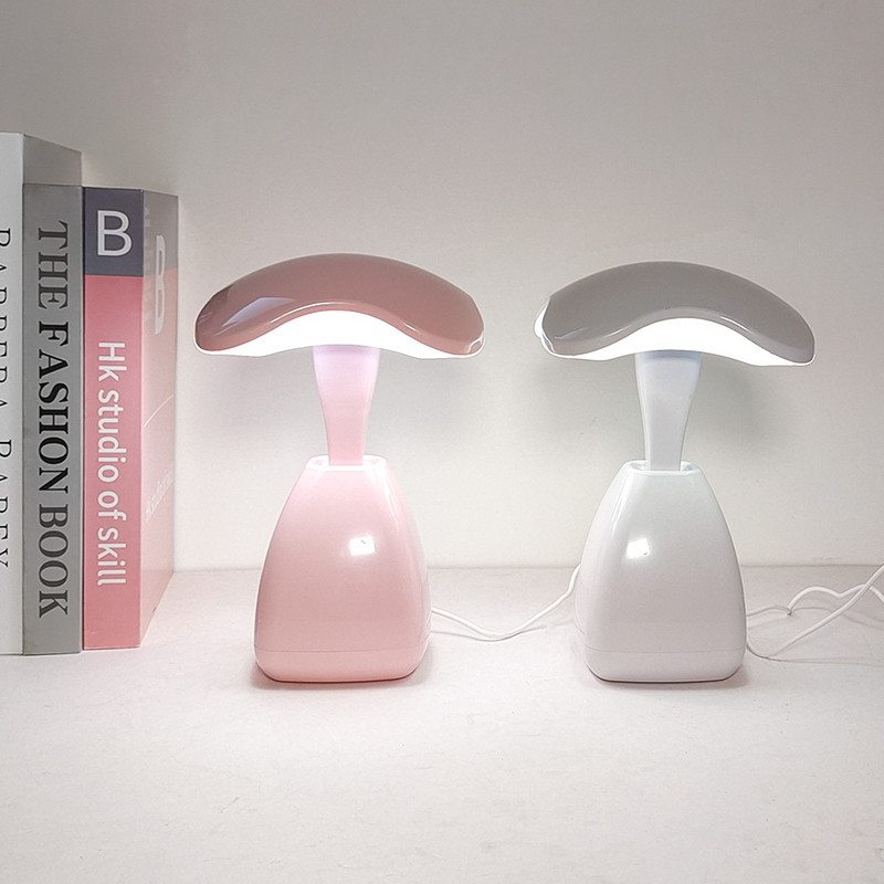 Lampă de birou tactilă în formă de ciupercă Protecția ochilor Învățare conectabilă lectură Lămpi cu lumină de studio pentru masă de studiu scris noapte strălucitoare