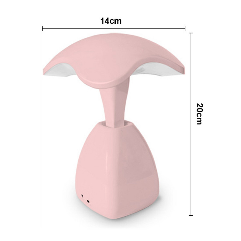 Lampă de birou tactilă în formă de ciupercă Protecția ochilor Învățare conectabilă lectură Lămpi cu lumină de studio pentru masă de studiu scris noapte strălucitoare