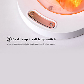 LED настолна лампа с докосване 3 цвята затъмняваща защита за очите Нощна лампа Настолна USB акумулаторна нощна масичка за кабинет Спалня
