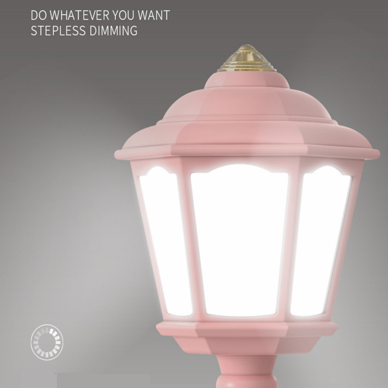 Led asztali lámpák Mini Retro éjszakai fényérintkezős szoba dekoráció USB újratölthető éjszakai fény szemvédő éjjeli olvasólámpa