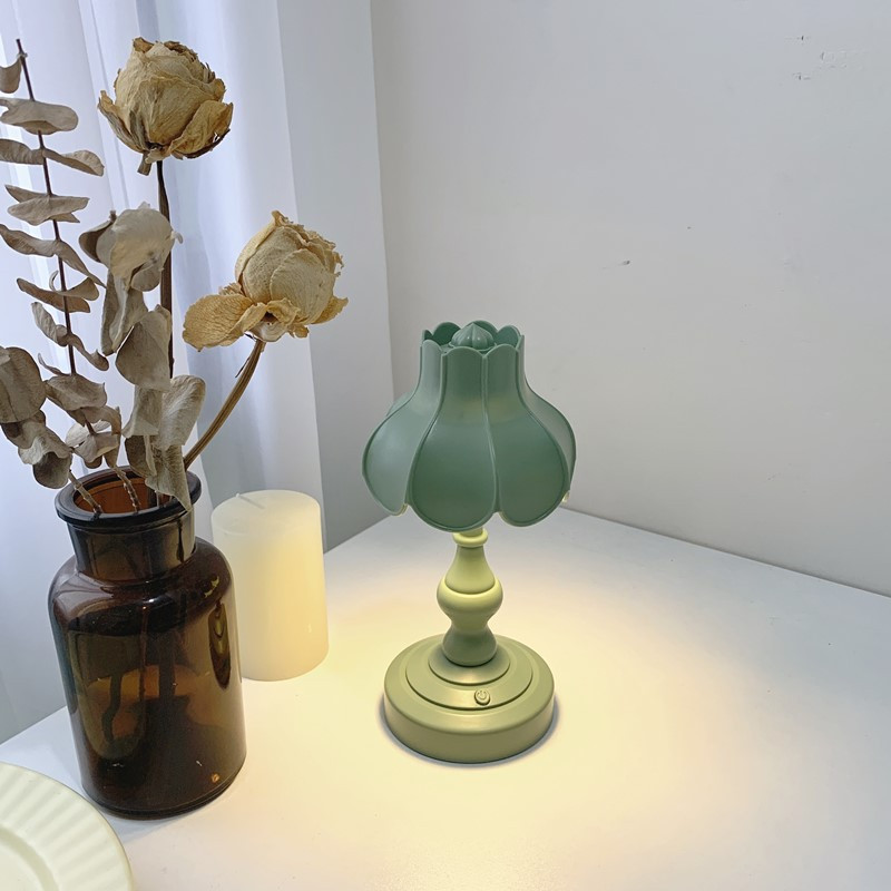 USB újratölthető hálószoba asztali lámpa érintőkapcsoló 3 színű baba gyermek éjszakai fények kreatív dekorációs lámpa olvasáshoz