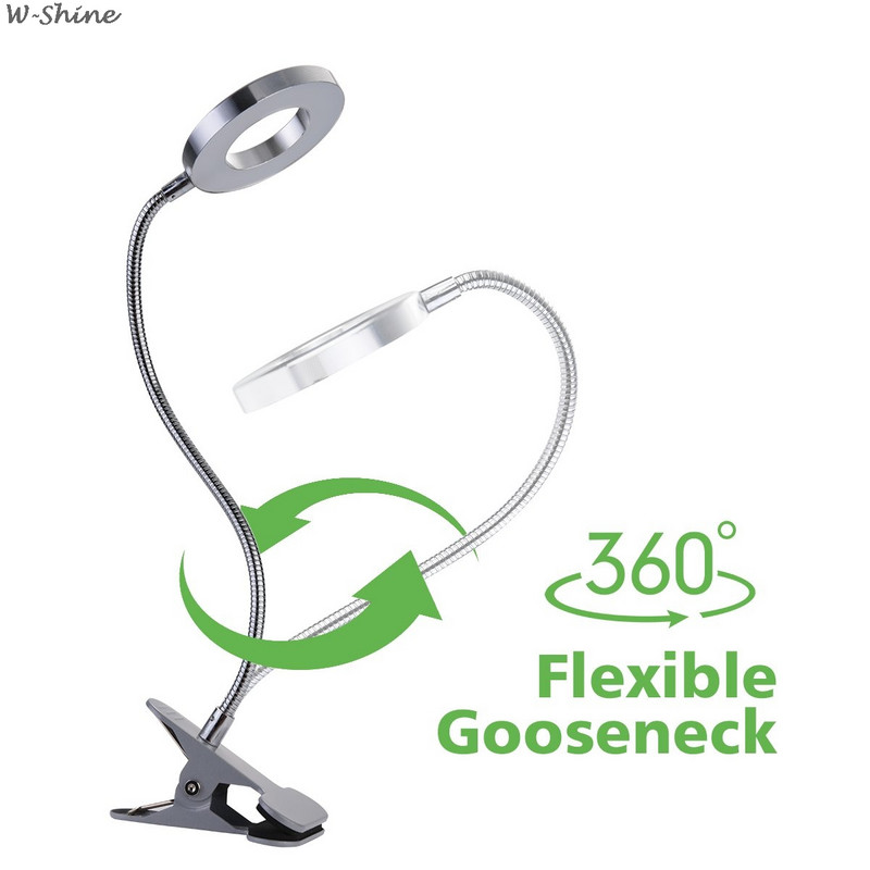 Nešiojama stalinė lempa USB įkraunama pritemdoma stalinė lemputė, puikiai tinkanti nakčiai skaityti antakių tatuiruotės nagų dailė grožio makiažas