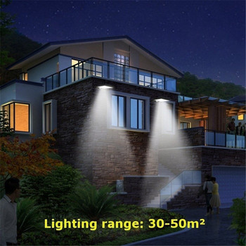 48/36LED--С/без прът Сензор за движение на слънчева енергия Градинска охранителна лампа Външна водоустойчива светлина Градинска стенна лампа Слънчеви лампи