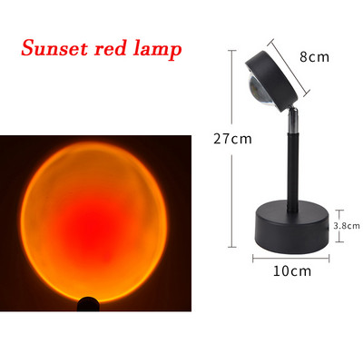 RGB naplemente lámpa Naplemente vetítő lámpa projektor éjszakai fény APP távoli led lámpák hálószoba dekorációhoz fényképezés ajándékok