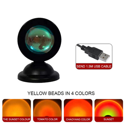 RGB naplemente lámpa Naplemente vetítő lámpa projektor éjszakai fény APP távoli led lámpák hálószoba dekorációhoz fényképezés ajándékok