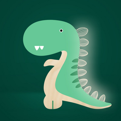 Životinje LED noćna svjetiljka Drveni akrilni stol USB svjetla Ukrasite za djecu Bebe Dječje noćne lampe Pelikan Sirius Kit Tukan