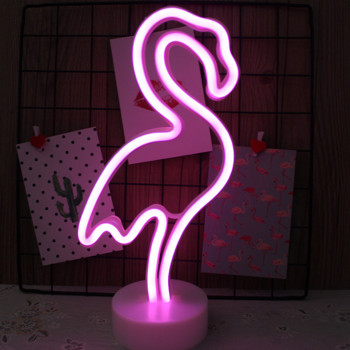 Rainbow Unicorn Neon Νυχτερινό φωτιστικό για κορίτσια Υπνοδωμάτιο Ζεστό Νυχτερινό Φως Διακόσμηση Δωματίου Τρισδιάστατο ακρυλικό επιτραπέζιο φωτιστικό γραφείου Δώρα