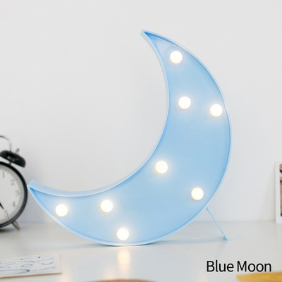 Šarene noćne svjetiljke Zvjezdani oblak Mjesec LED noćna svjetiljka Kućni stolni dekor Zidne viseće svjetiljke Topla bijela za uređenje spavaće sobe dječje sobe