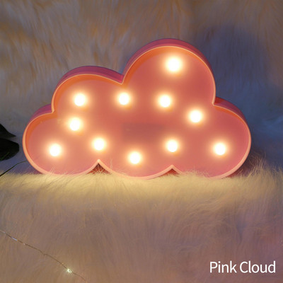 Šarene noćne svjetiljke Zvjezdani oblak Mjesec LED noćna svjetiljka Kućni stolni dekor Zidne viseće svjetiljke Topla bijela za uređenje spavaće sobe dječje sobe