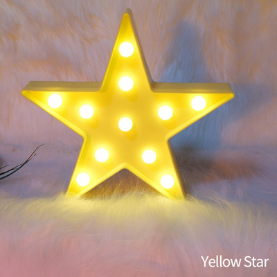 Šarene noćne svjetiljke Zvjezdani oblak Mjesec LED noćna svjetiljka Kućni stolni dekor Zidne viseće svjetiljke Topla bijela za uređenje spavaće sobe dječje sobe