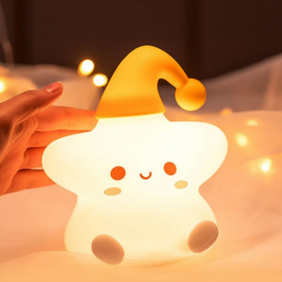 Lumină de noapte din nor Lumină LED cu senzor tactil Lampă moale pentru creșă Lumină de noptieră pentru copii Copii Cadou de aniversare Decorare cameră