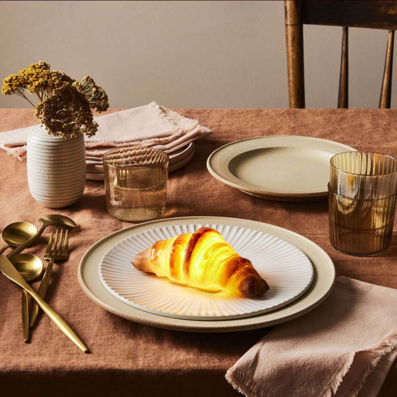 Creative Simulation Bread Light Fun Home Croissant LED Bread Night Light