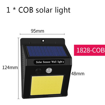 Multifunktsionaalne päikesevalgusti väliaia kaunistus päikeseenergia LED-valgusti veekindel päikesevalguse toitega kohtvalgusti liikumisanduriga