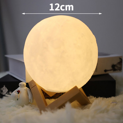 Neobična Mjesečeva lampa 3d Kreativna Mjesečeva lampa Noćni ormarić za dječju sobu za djevojčice Ukras za stolni stol Rođendanski poklon