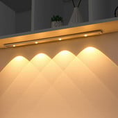 Lumină de noapte LED USB Senzor de mișcare Lumină ultra subțire LED pentru răcitor de vin pentru dulap de bucătărie Dulap de dormitor Iluminare interioară