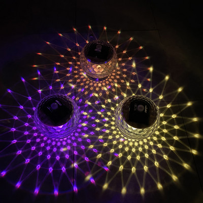 Lumină cu minge solară în aer liber LED plutitoare cu apă rezistentă la apă pentru bazin iaz grădini impermeabilă grădină cu țeavă de gazon