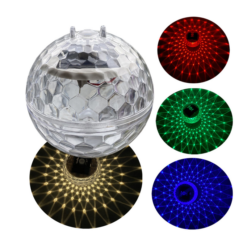 Lumină cu minge solară în aer liber LED plutitoare cu apă rezistentă la apă pentru bazin iaz grădini impermeabilă grădină cu țeavă de gazon