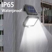 Dalītas saules gaismas diožu gaismas āra prožektors Saules gaismas kustības sensora plūdgaisma iekštelpu āra apgaismojums Saules drošības sienas gaisma