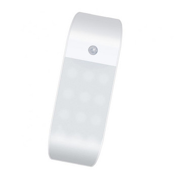 Акумулаторна USB 12 LED PIR сензор за движение Индукционна нощна лампа за шкаф